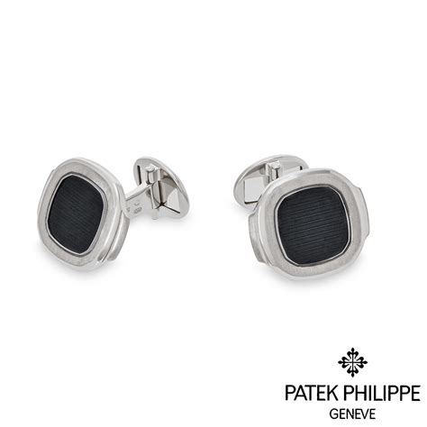 patek philippe white gold cufflinks|Patek Philippe cufflinks history.